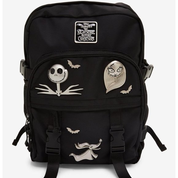 Disney The Nightmare Before Christmas Jack and Sally Convertible Backpack NWT